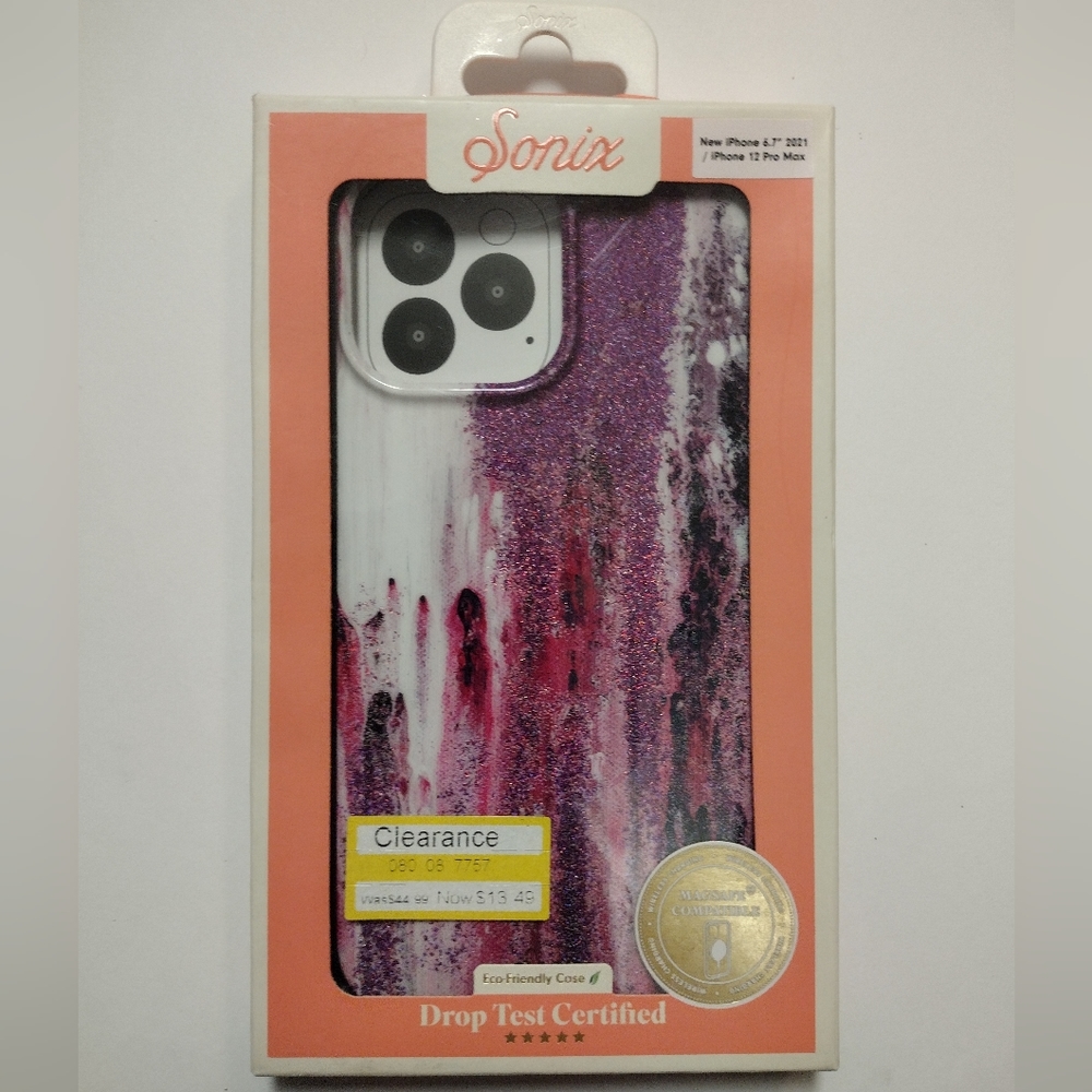 Sonix IPhone 12 Pro Hardshell Case Purple Rain Glitter Design